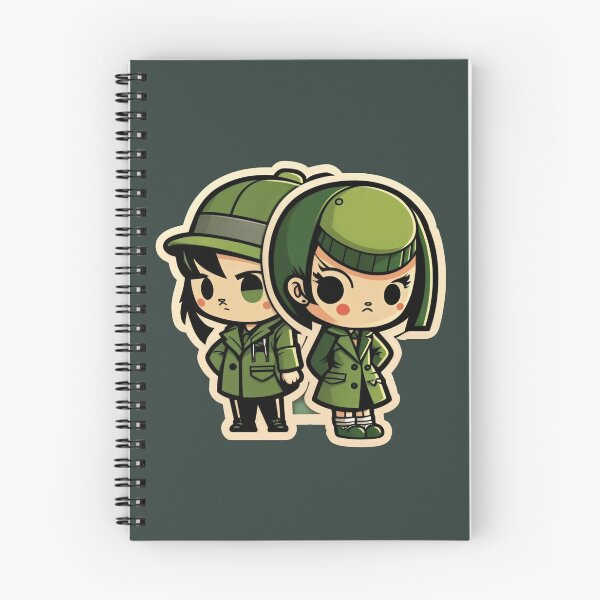 Item preview, Cute Chibi Sis Vs Bro Detectives designed and sold by RoboRembrandt.