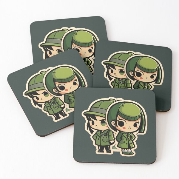 Item preview, Cute Chibi Sis Vs Bro Detectives designed and sold by RoboRembrandt.