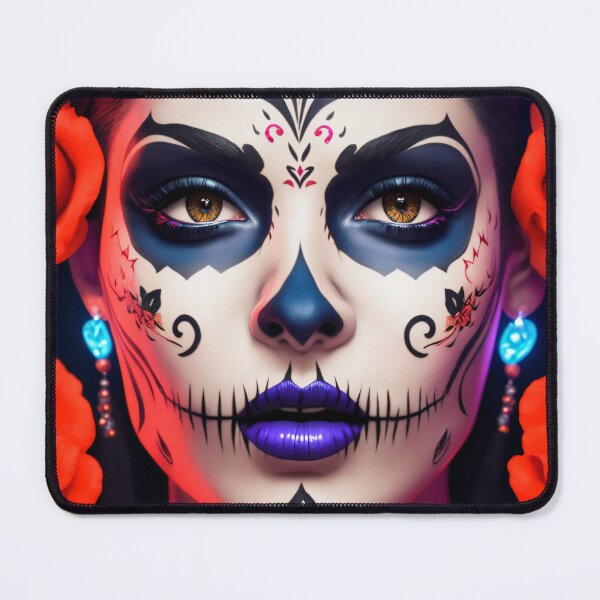 Item preview, The Colorful Goddess of Death: Realistic La Catrina Portraits designed and sold by ArtCreator2023.
