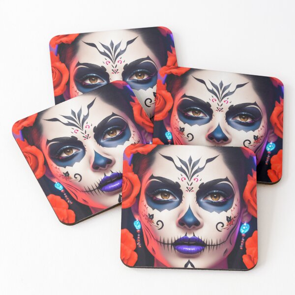 Item preview, The Colorful Goddess of Death: Realistic La Catrina Portraits designed and sold by ArtCreator2023.