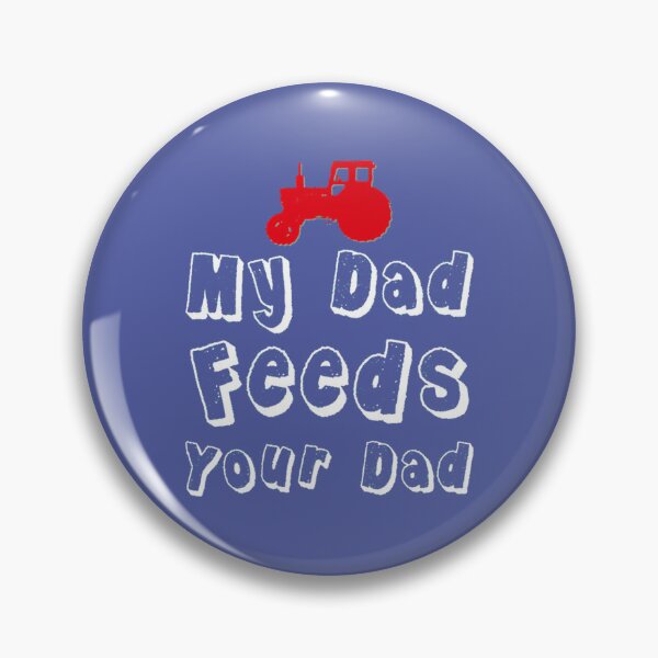 Item preview, My Dad Feeds Your Dad Farmer Kids Red Tractor Tshirt Funny Active  designed and sold by oldwoman26.
