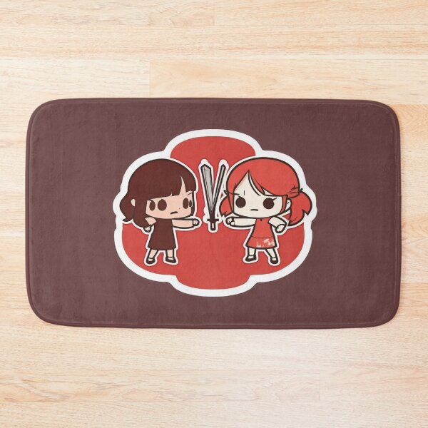 Item preview, Cute Chibi Sis Vs Bro Dueling designed and sold by RoboRembrandt.