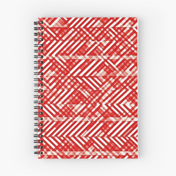 Item preview, Red White Cool Square Shape Pattern in Abstract Diagonal Geometric Style designed and sold by Aurora Hues.