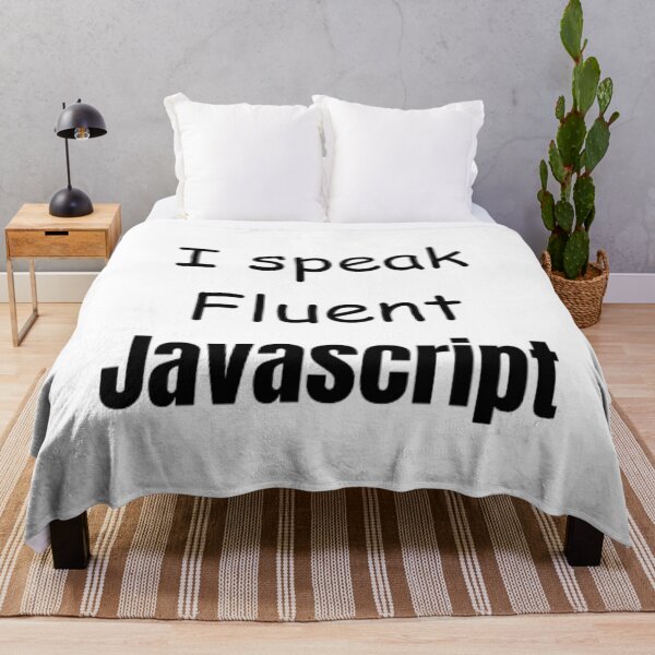 Item preview, I speak fluent JavaScript - programmer - developer  designed and sold by TeePassion.