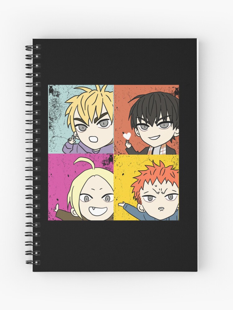 Anime Journal Notebook Manhwa Boy Anime Notebook Japanese Anime Journal  Cute Anime Merch Anime Gift for Yaoi Lovers 