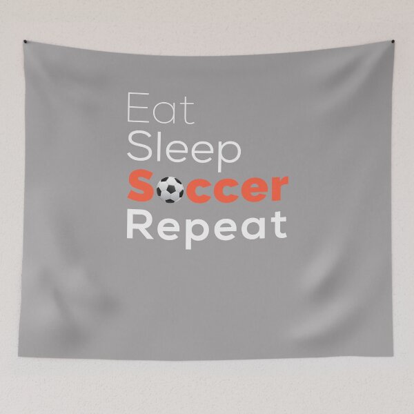 Item preview, Eat Sleep Soccer Repeat Gear designed and sold by solosholdings.
