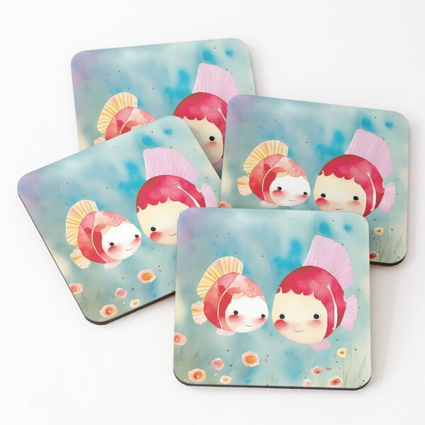 Item preview, Fish Friends Forever Artwork designed and sold by ImageAura.
