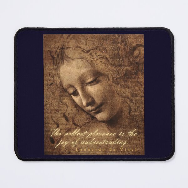 Item preview, Copy of Leonardo da Vinci quote: The noblest pleasure is the joy of understanding designed and sold by artbleed.