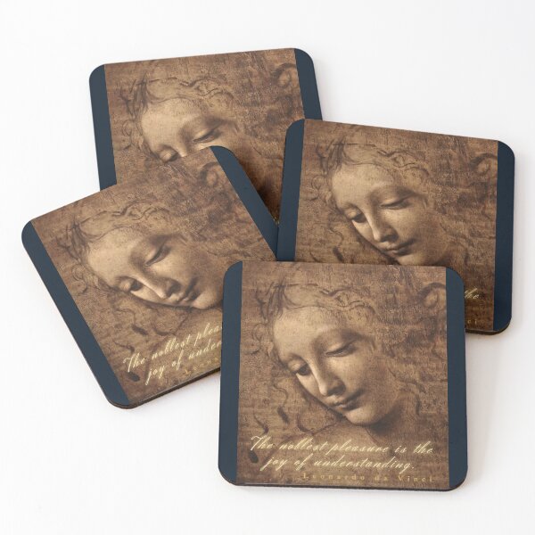Item preview, Copy of Leonardo da Vinci quote: The noblest pleasure is the joy of understanding designed and sold by artbleed.