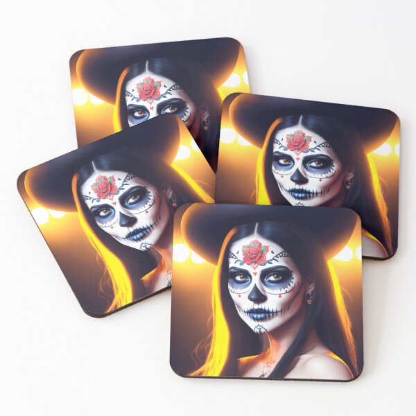 Item preview, The Beauty of Death: Realistic La Catrina Portraits in Color designed and sold by ArtCreator2023.