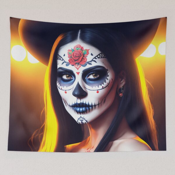 Item preview, The Beauty of Death: Realistic La Catrina Portraits in Color designed and sold by ArtCreator2023.