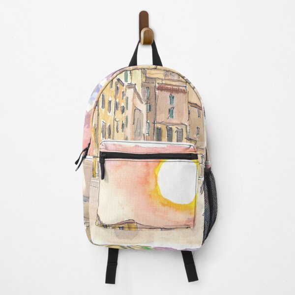 Item preview, Rome Italy Campo dei Fiori Scenery with Sun designed and sold by artshop77.