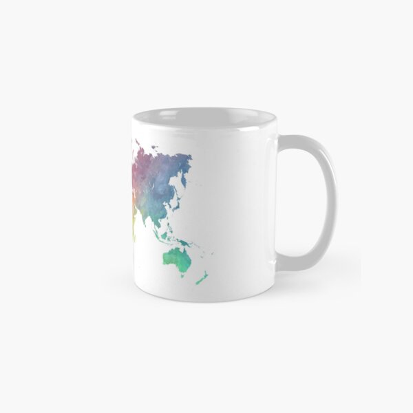 Map of the world colored Classic Mug