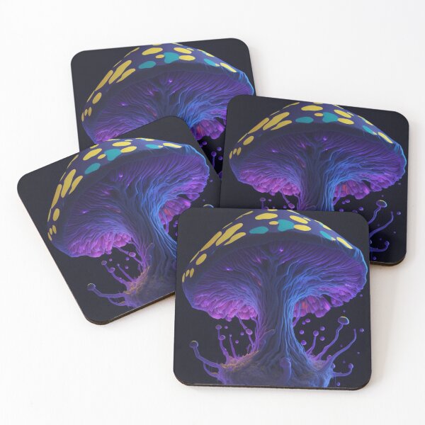 Item preview, Glowing Mushroom #95 Part of the Glowing Mushroom Collection designed and sold by Psychedelic Psychos.