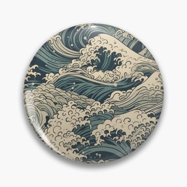 Item preview, Japanese Style Seamless Waves Pattern designed and sold by Kevin Lehtla.