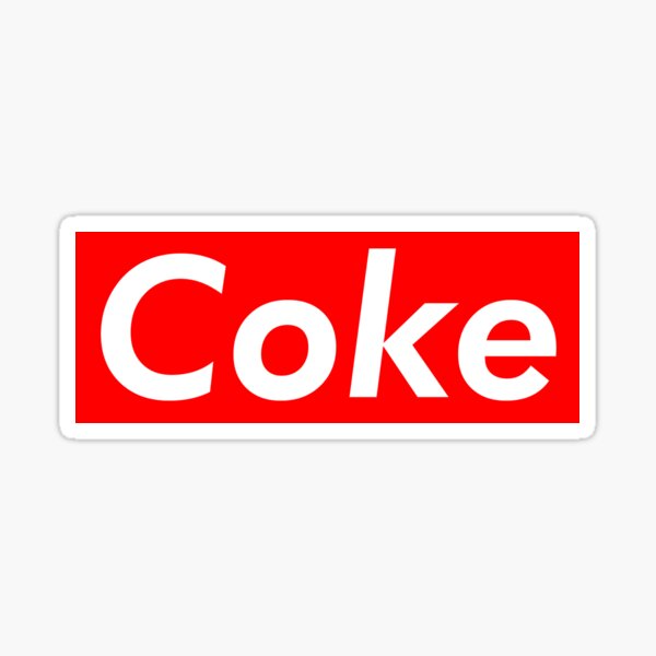 supreme coke box logo