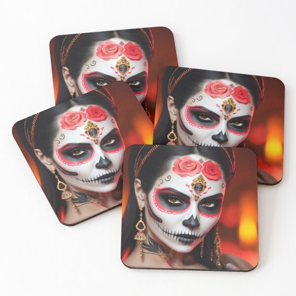 Item preview, Colorful La Catrina: Realistic portraits of the icon of the dead designed and sold by ArtCreator2023.