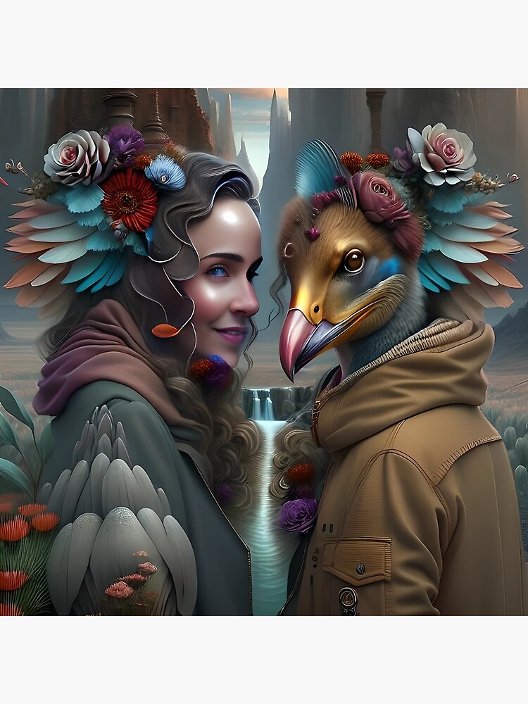 "Animals in Clothes, Pet Portrait, Animal in Suit, Animal Head Human Body" Photographic Print