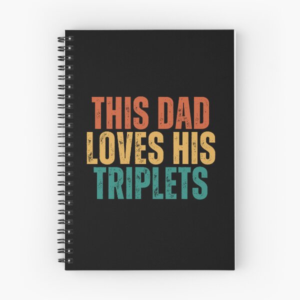 Item preview, This DAD Loves His Triplets! designed and sold by PrintCraftCo.
