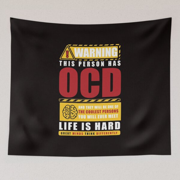 Item preview, Warning this person has OCD designed and sold by remerasnerdas.