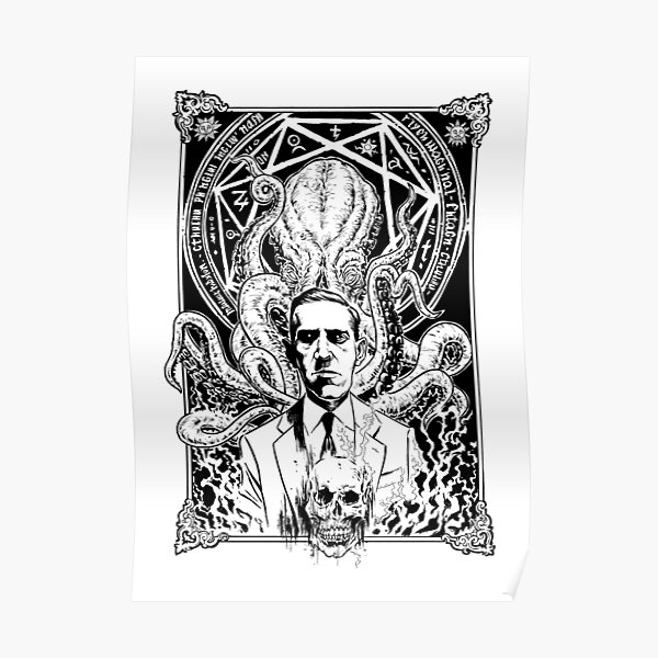 Lovecraft and Cthulhu Poster