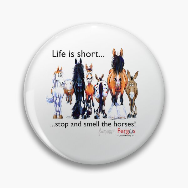 Item preview, Fergus: Life is Short (Black Font) designed and sold by Jean Abernethy.