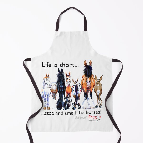 Item preview, Fergus: Life is Short (Black Font) designed and sold by Jean Abernethy.