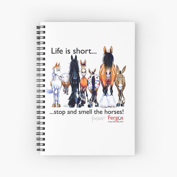 Item preview, Fergus: Life is Short (Black Font) designed and sold by Jean Abernethy.