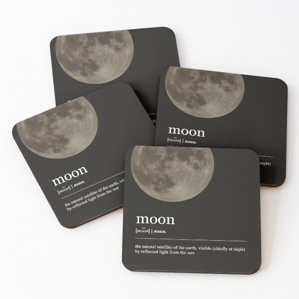 Item preview, Moon Definition Dictionary designed and sold by MouadbStore.
