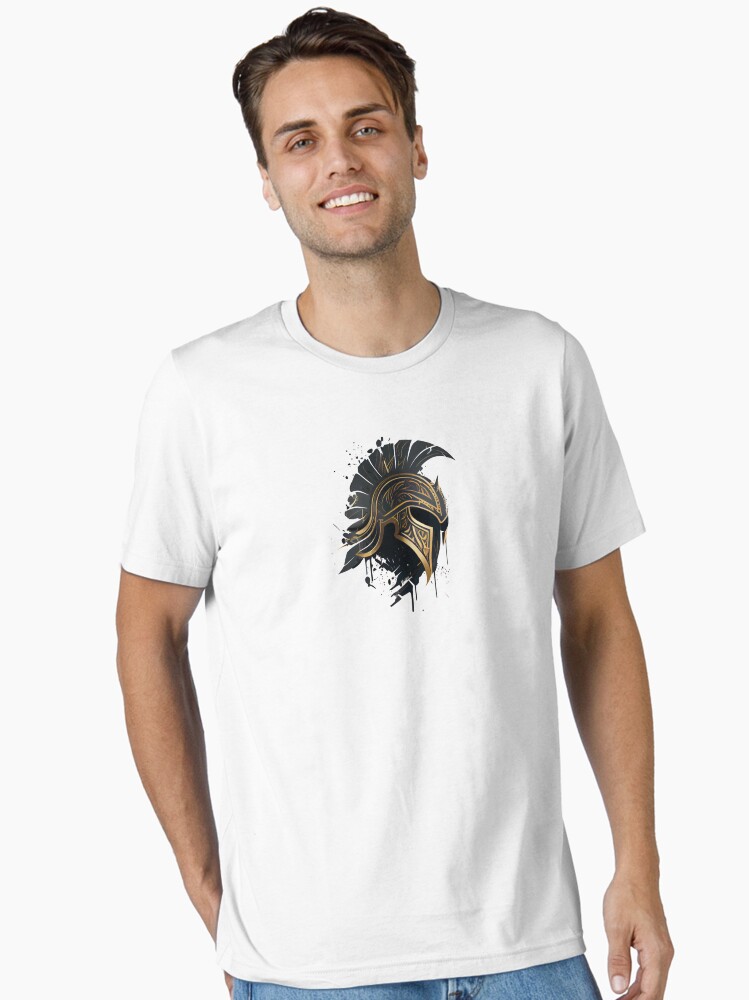 Vintage Spartan Helmet T-Shirt - Warrior Tee Shirt Vintage Spartan Helmet T-Shirt - Warrior Tee Shirt
