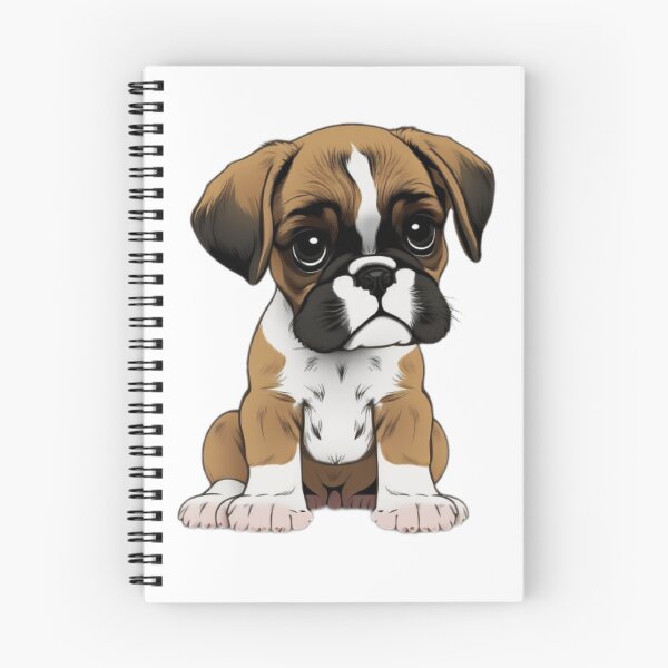 Item preview, Adorable Brown and White Boxer Puppy designed and sold by Fragile Prints.