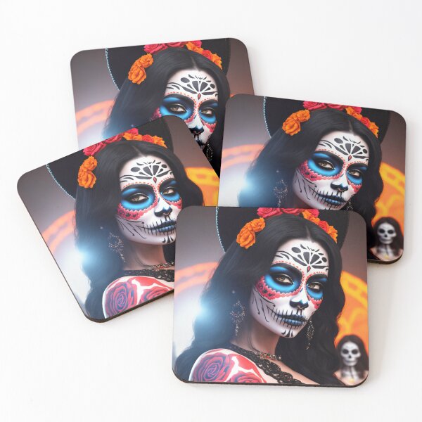 Item preview, Beauty immortalized: Realistic La Catrina portraits in full colour designed and sold by ArtCreator2023.