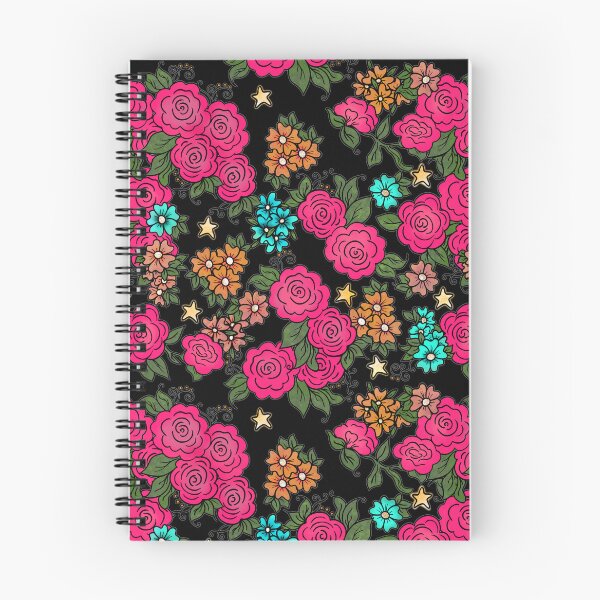 Item preview, Roses and Stars on Black designed and sold by Kristi Duggins.