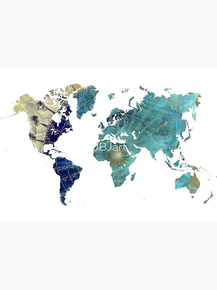 World map wind rose #map #worldmap by JBJart