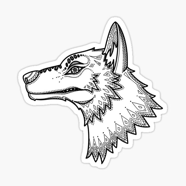 Loth Wolf Stickers for Sale