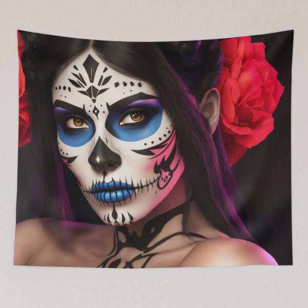 Item preview, Artfully immortalized La Catrina: Realistic portraits full of beauty designed and sold by ArtCreator2023.