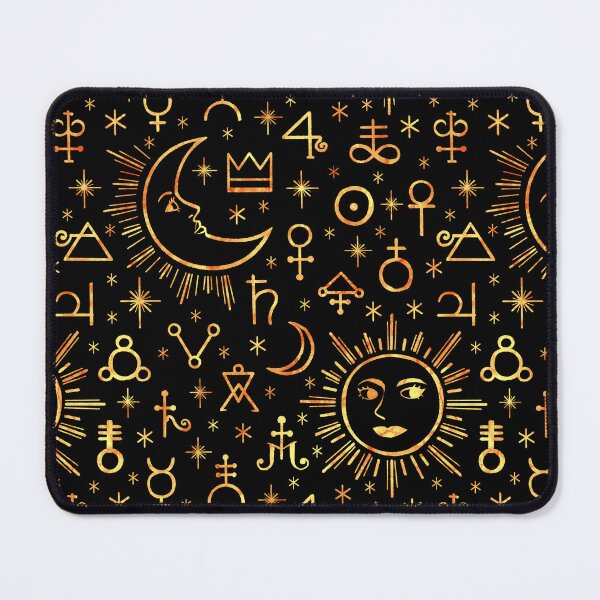 Item preview, Alchemical Symbols Gold designed and sold by Paisley Yazel.