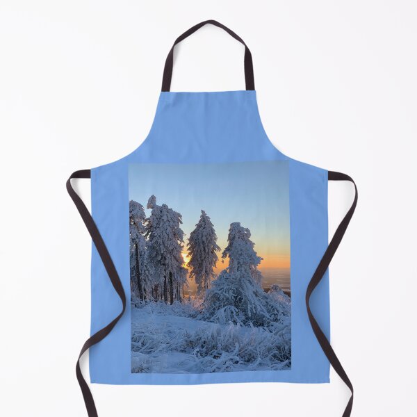 Item preview, Winter in the Taunus 2 - light blue background designed and sold by Binas-gallery.