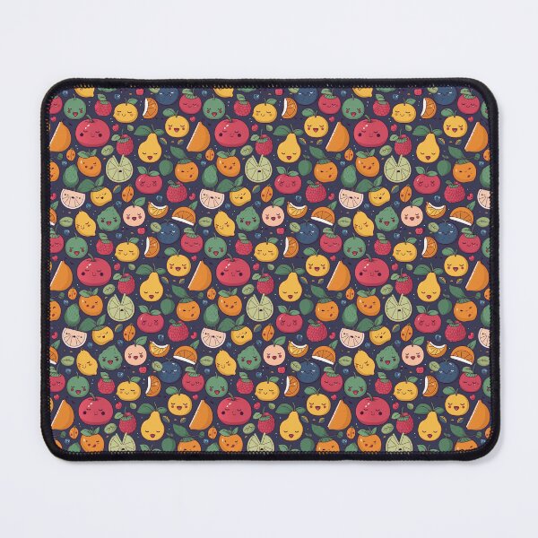 Item preview, Seamless Cute and Happy Fruits pattern designed and sold by Kevin Lehtla.