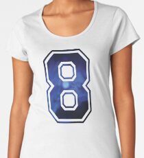 Blue Vector Hole Women's Premium T-Shirt