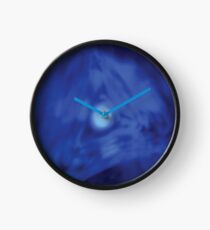Blue Vector Hole Clock