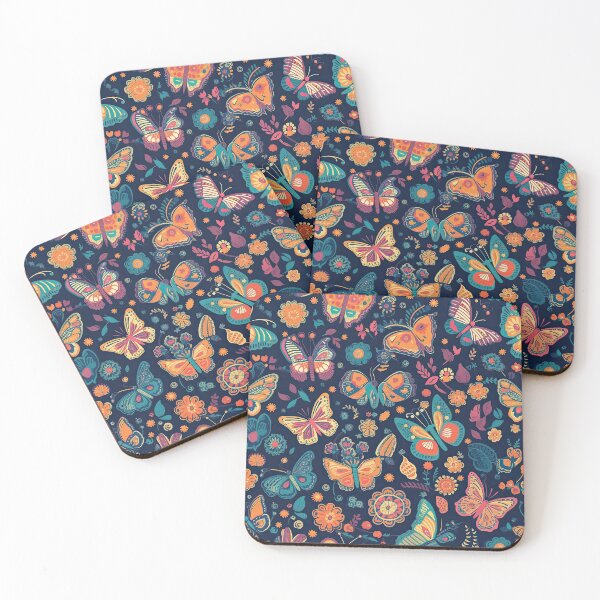 Item preview, Butterfly Pattren Summer Butterfly Floral Style designed and sold by Aurora Hues.