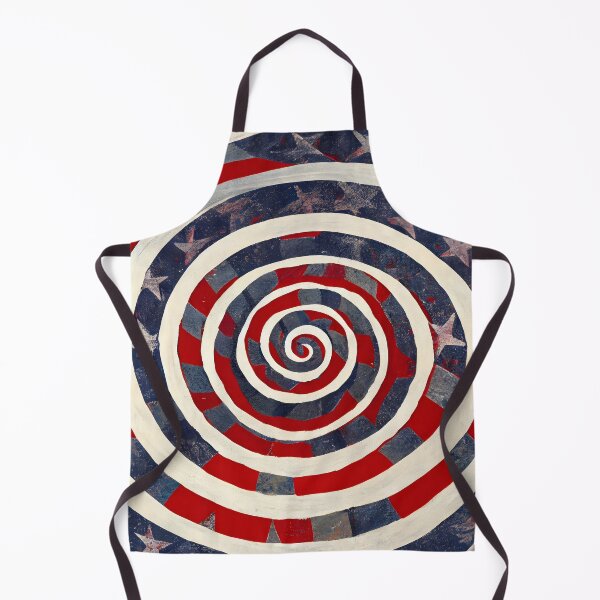 Item preview, White Swirled American Flag designed and sold by Zissou92.
