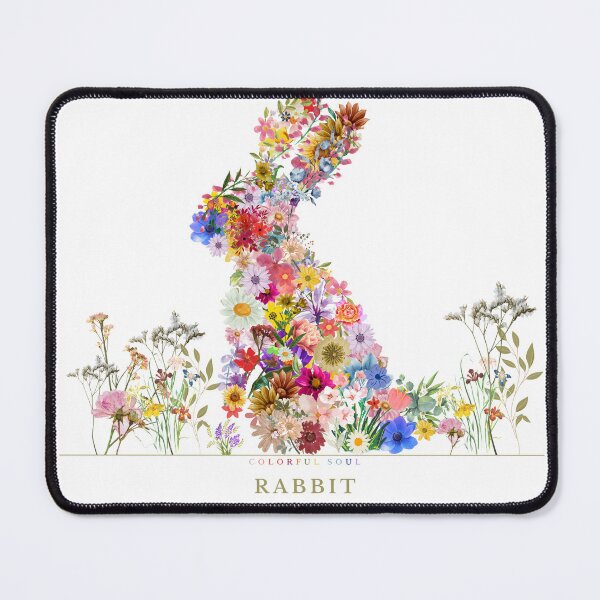 Item preview, Rabbit in flowers - nature lover is a life style designed and sold by Abelievingheart.
