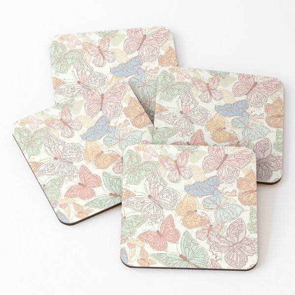 Item preview, Butterfly Pattren Summer Butterfly Pastel Style designed and sold by Aurora Hues.