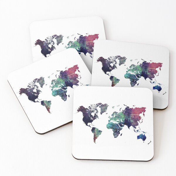 Item preview, Map world art after Ice age #map #worldmap designed and sold by JBJart.