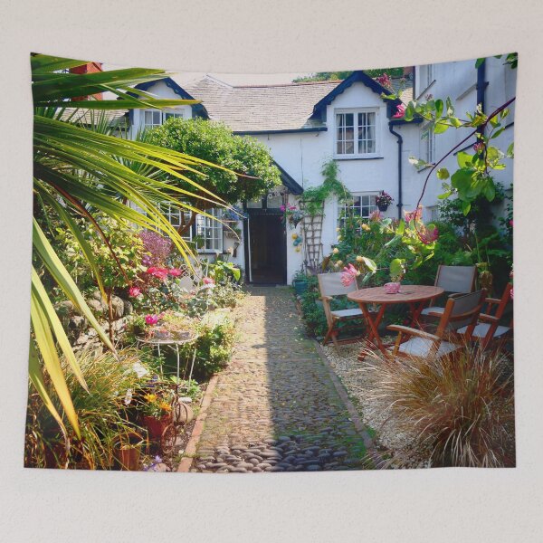 Item preview, Clovelly, Rare thing, a front garden! Classic English seaside resort. designed and sold by JonDelorme.