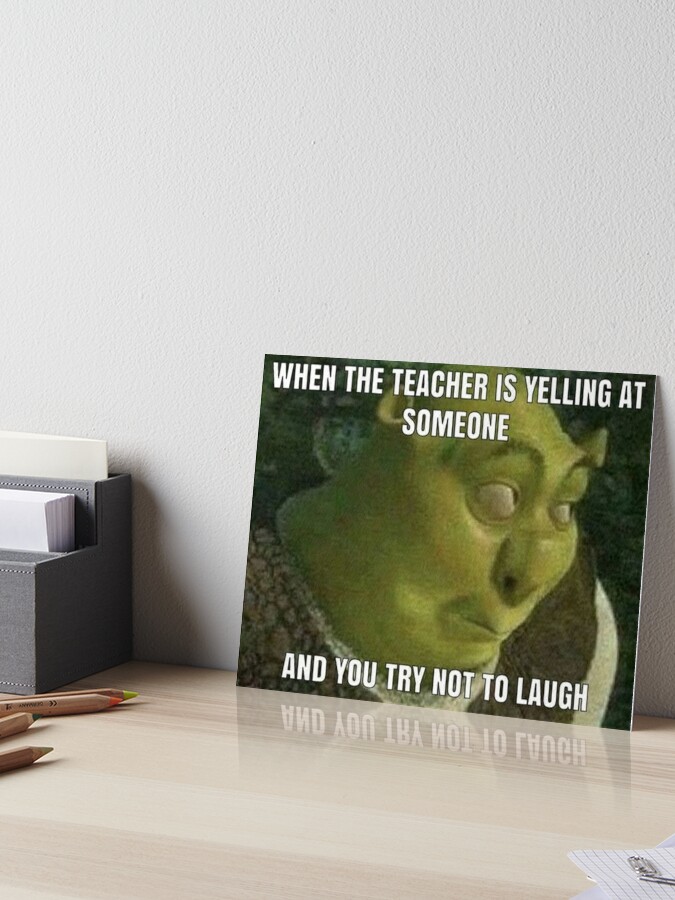 What the Shrek Just Happened Meme Canvas Print for Sale by Thehuskysshop