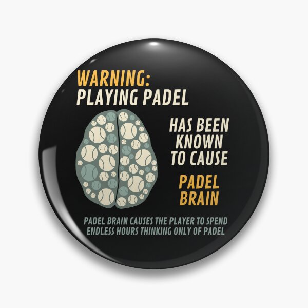 Artikelvorschau, Funny Padel Saying Padel Brain entworfen und verkauft von whyitsme.