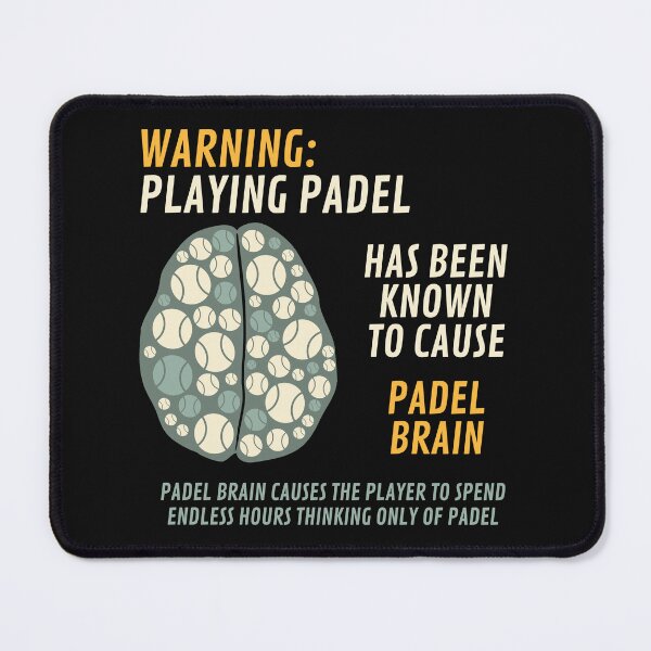 Item preview, Funny Padel Saying Padel Brain designed and sold by whyitsme.